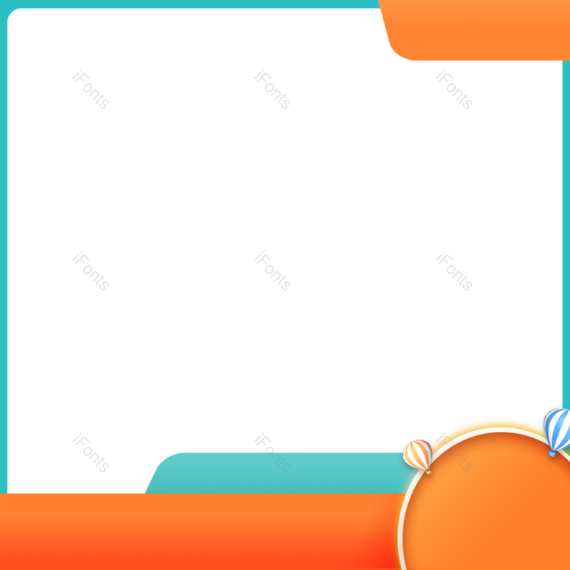 边框图片,618元素,主图PNG,方框免抠素材